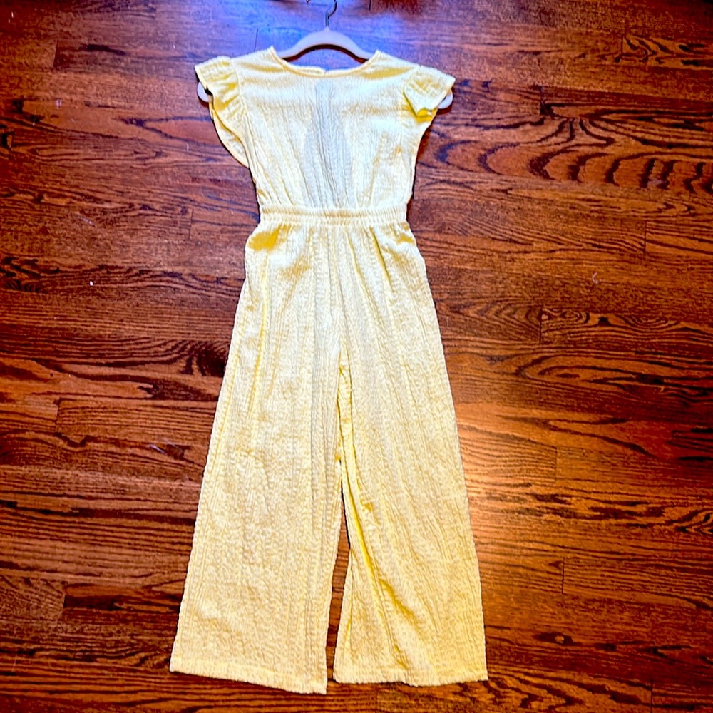Like New Yellow Pants Romper